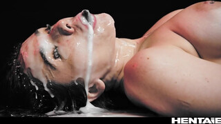 Idegen faszok baszhatatlanul szétnyomják a japcsit a legkeményebb seggdugásban