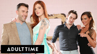 Dögös házastársi párcsere: Will keményen baszza át Scarlett szűk punciját a férje előtt