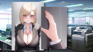 Anime csajok szétbaszása a főnök asztalán - iroda szex orgia