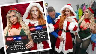 Mrs. Claus és tündérsegéde milfjei elcsábítanak és büntetésként vadul ágyba viszik őket