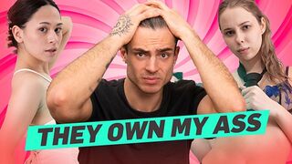 Két orosz nimfomán extázisban nyalja a kemény farkot