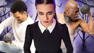 Szuka szerda izgatottan csalja meg párját hatalmas fekete farkkal