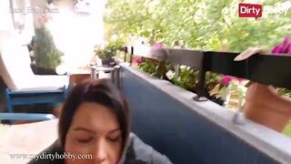 Lara Bergmann forró balett közbeni szopása hatalmas fasszal dugva