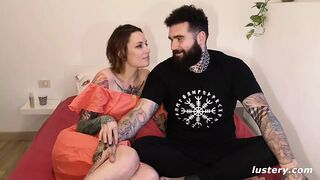 Silvia alázatos élvezete Desmond kemény farkán spanyol tüzében