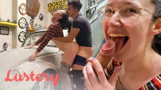 Cuki amatőrök basznak a garázsban szenvedélyesen