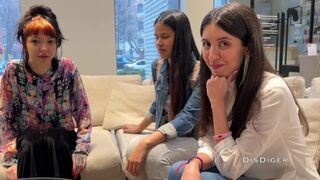 Édes egyetemi csajok castingen vad szexért pénzért