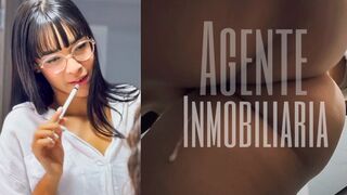 Ingatlanügynök ribanc! Titokban élvezi a barátnője puncinyalását addig, amíg el nem jön