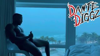 Dél-parti hotelszobában hurrikán idején élvezi önmagát