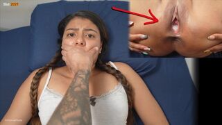 Csics, halkabban! Csak ki akarom tölteni a szűk puncidat meleg spermával!