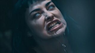 Dús Kék Hajú Punk Szépség Átváltozása - Jewelz Blu Vadul Mag Numb-bal a Parasiteden