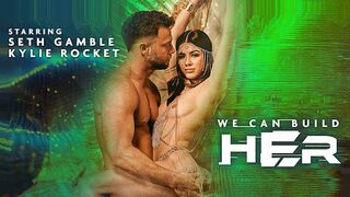 Wicked – Kylie Rocket Forró AI Szexrobotja Keményen Dugdul Seth Gamble-lel, Valentina Nappi Mohó Tekintete Előtt